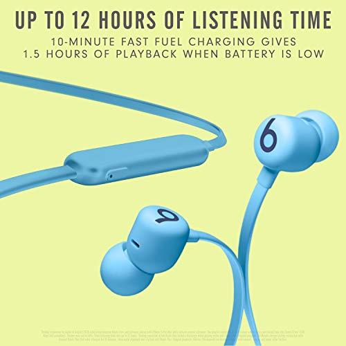 Beats Beats Flex Wireless Earbuds - Apple W1 Headphone Chip, Magnetic Earphones, Class 1 Bluetooth, 12 Hours of Listening Time, Built-in Microphone - Flame Blue