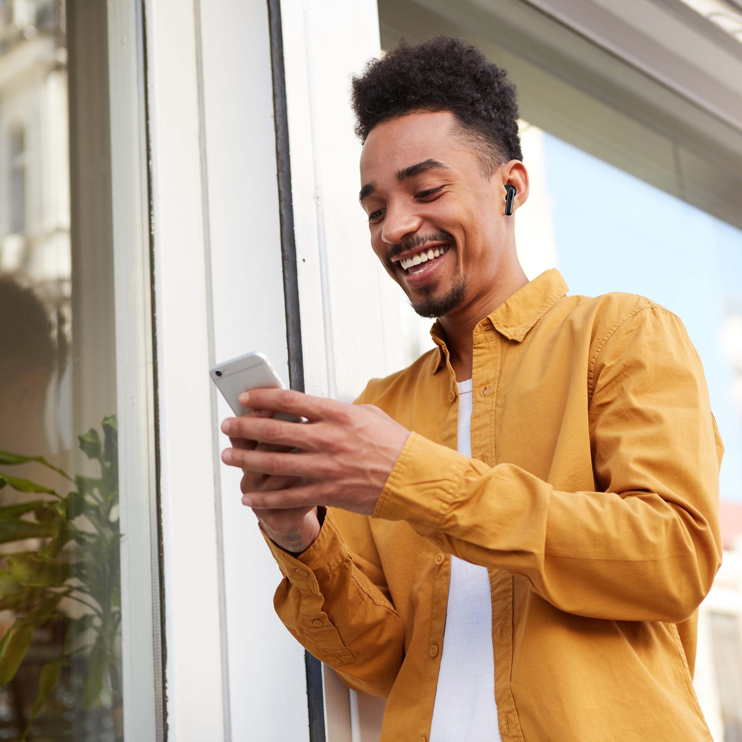 Morpheus 360 Morpheus 360 Nemesis ANC Wireless Noise Canceling Headphones TW2750B, Bluetooth in Ear Earphones, Magnetic Charging Case, 30H Playtime, Pure Black