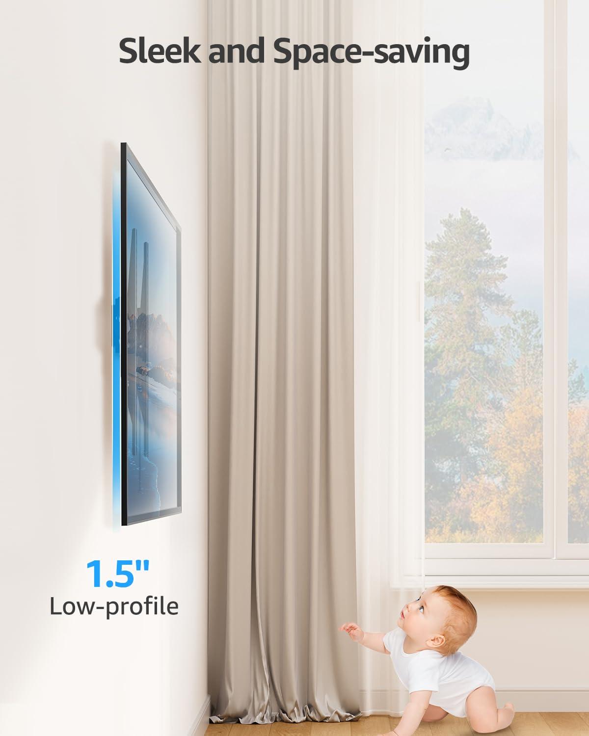 MOUNTUP MOUNTUP TV Wall Mount for 26-60 Inch TVs MU0007 & Tilt TV Wall Mount MU0088 Bundle