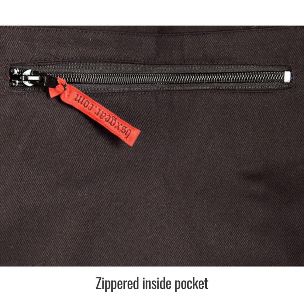 Revco BLACK STALLION BSX® FR Welding Jacket - Black w/Red Flames - MEDIUM