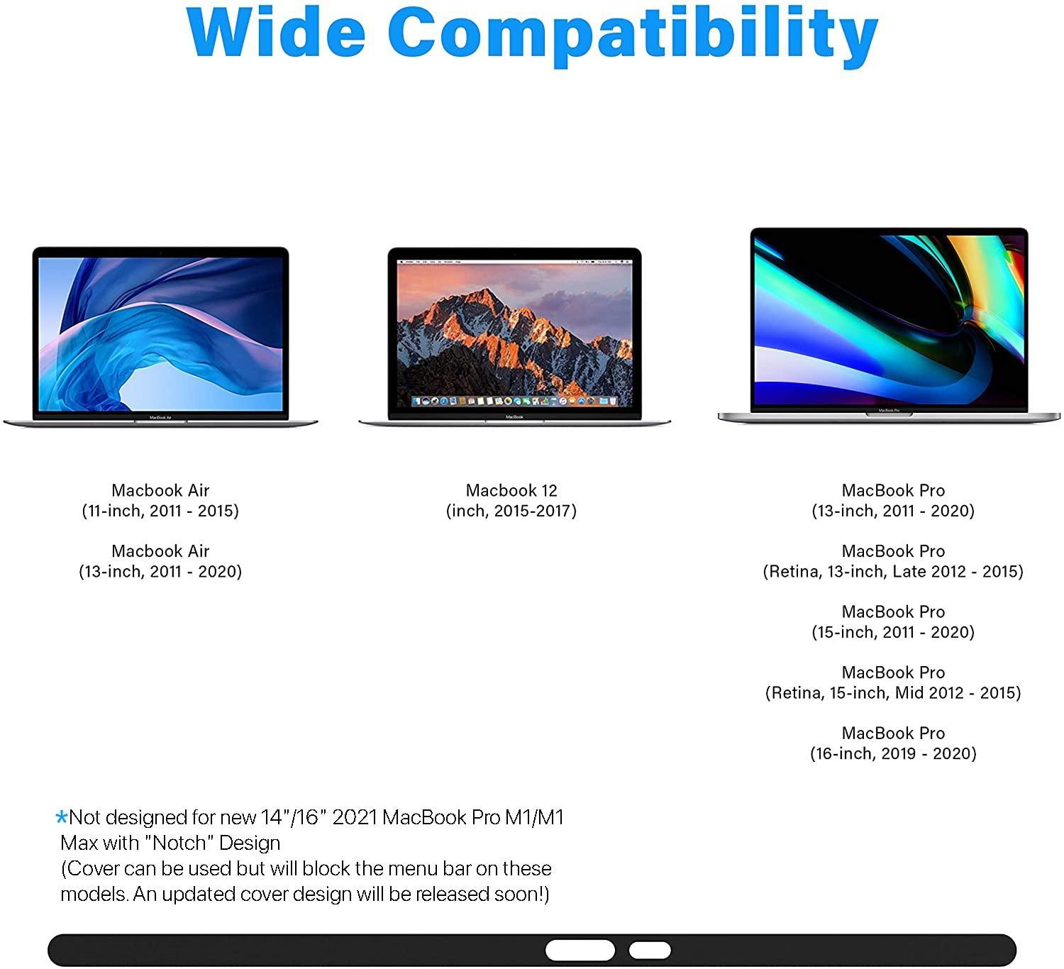 Eyebloc Eyebloc Webcam Cover for MacBook and MacBook Pro Models- Professional Edition Patented Magnetic Slider Design, Safe Screen Closure, Ambient Light Sensor Compatible