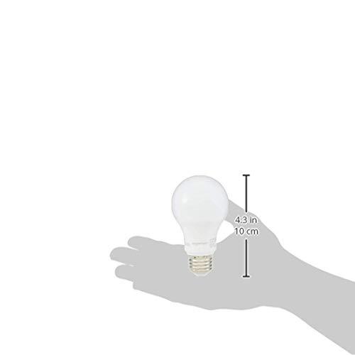 Amazon Basics Amazon Basics Soft White LED Light Bulb, A19, 40 Watt Equivalent, Energy Efficient 6W, E26 Standard Base, 2700K, Non-Dimmable, 10,000 Hour Lifetime, 6-Pack