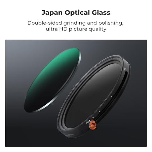K&F Concept K&F Concept 49mm Variable Fader ND2-ND32 ND Filter and CPL Circular Polarizing Filter 2 in 1 for Camera Lens No X Spot Waterproof Scratch Resistant (Nano-X Series)
