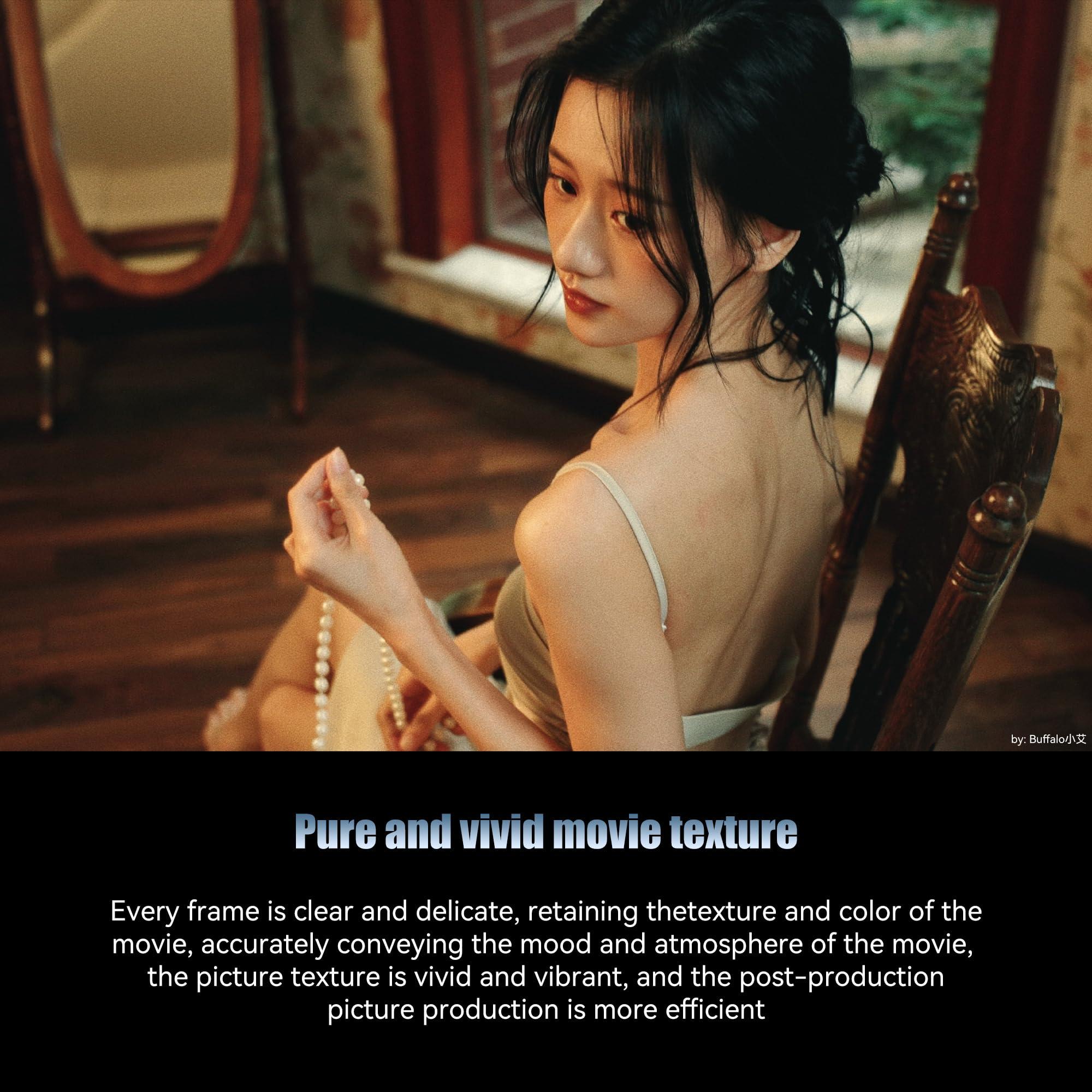 7artisans 7artisans 10mm T2.1 Hope Series Professional Cine Lens S35 Frame Mirrorless Cameras Lens Compatible for Macro 4/3 Mount,MFT Mount/LUMIX GH5LL/LUMIX GH5S/Z CAM/LUMIX GH6/BMPCC4K/DC-BGH1(Black)