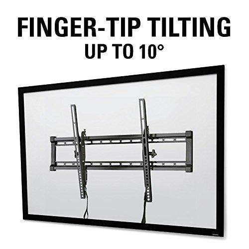 Sanus Sanus Universal Low Profile Tilt TV Wall Mount for 37" - 80" LED, LCD & Plasma TVs, Eliminates Glare with 10º of Tilt & Post-Install Adjustments - 3 Step Install - Safety Certified - MLT14-B1