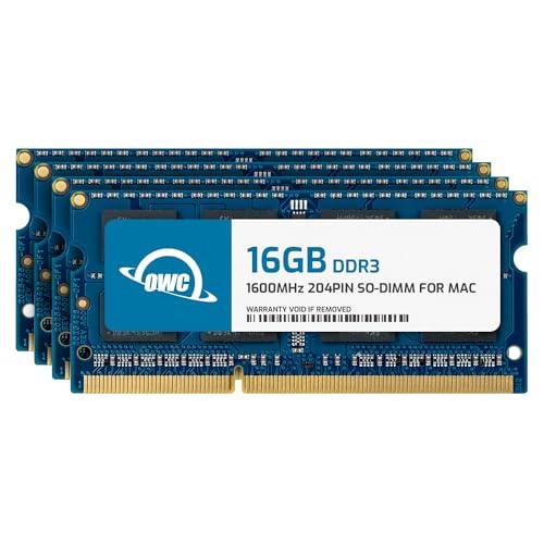 OWC OWC 64GB (4 x 16GB) PC12800 DDR3 1600MHz SO-DIMMs Memory RAM Upgrade Compatible with 2015 (Late) iMac 27\" w/Retina 5K Models and Compatible PCs (OWC1600DDR3S64S)