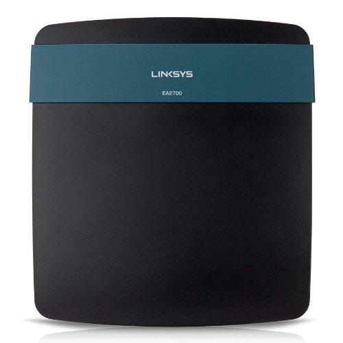 Linksys Linksys N600+ Wi-Fi Wireless Dual-Band+ Router with Gigabit Ports, Smart Wi-Fi App Enabled to Control Your Network from Anywhere (EA2700)