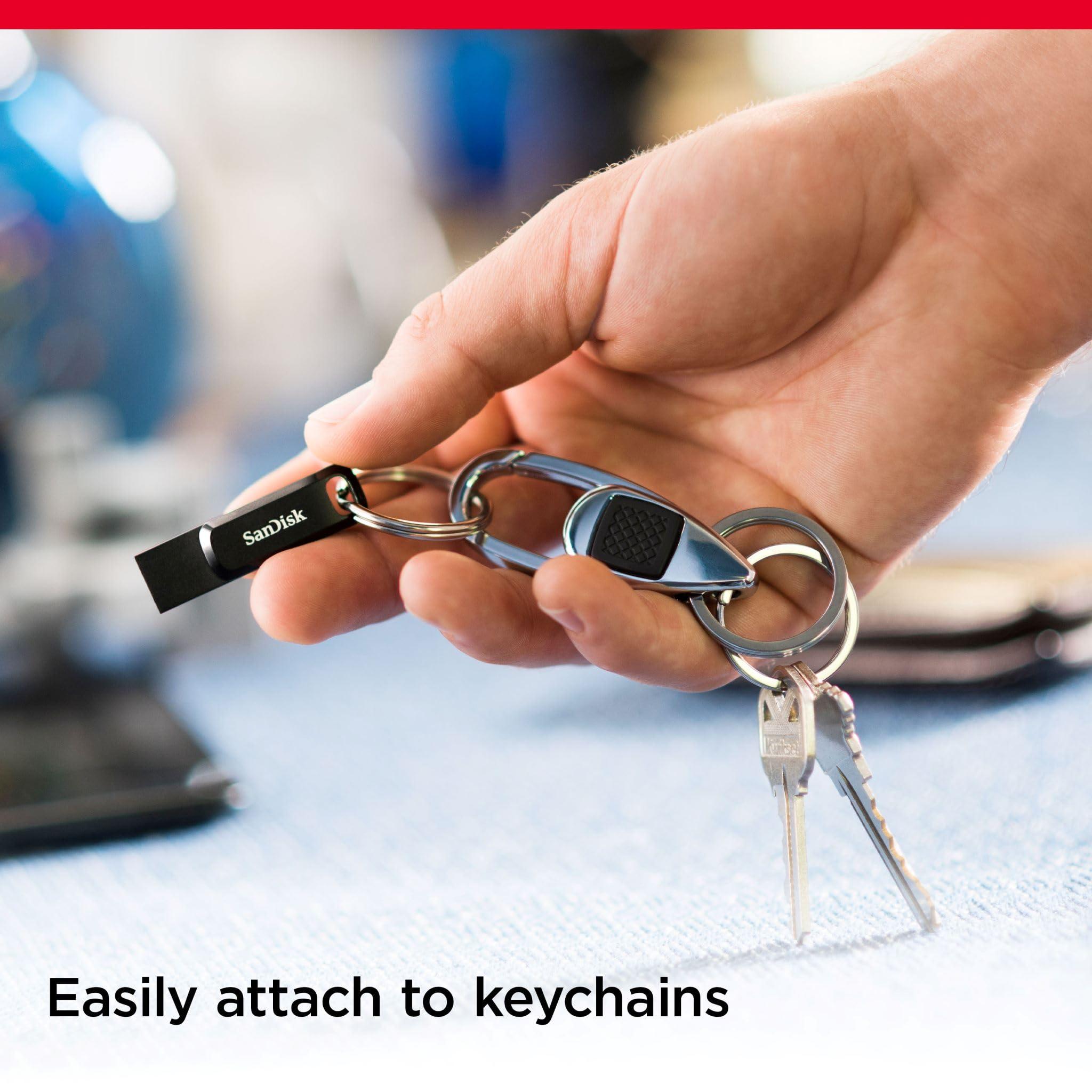 SanDisk SanDisk 32GB Ultra Dual Drive Go USB Type-C Flash Drive, Black - SDDDC3-032G-G46