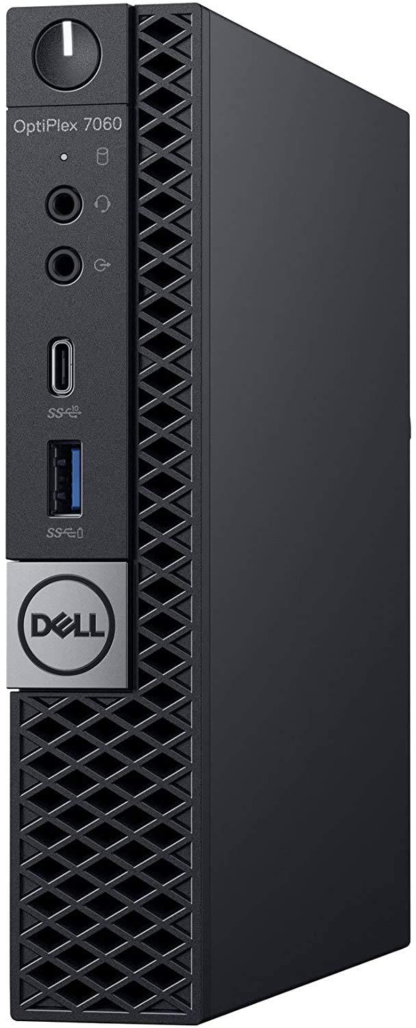 Dell Dell Optiplex 7060 Micro MFF Desktop PC Intel i7-8700T 6-Cores 2.40GHz 16GB DDR4 128GB M.2 NVMe SSD(Boot)1TB SSD, WiFi BT HDMI, Windows 10 Pro (Renewed)