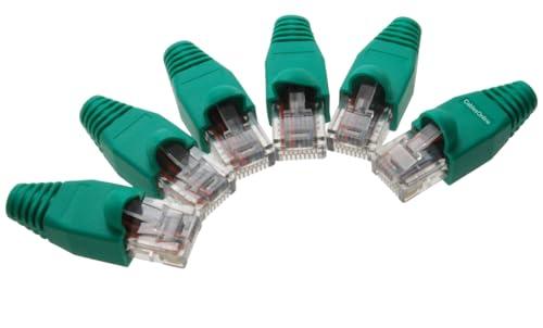 CABLESONLINE.COM ATLANTIC COMPUTERTECH CablesOnline 6-Pack 10/100 4-Pair Ethernet Green Loopback Plugs, TS-UL02-6