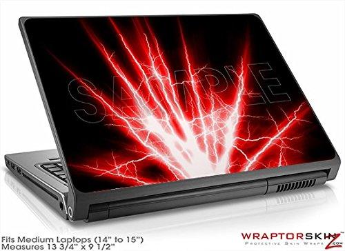 WraptorSkinz Medium Laptop Skin - Lightning Red
