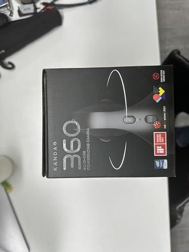 KanDao KanDao Meeting Pro - 360 Video Conference Camera, 4-in-One AI Smart Tracking Video Conferencing System, Works on Microsoft Teams, Zoom, Google Meet, Skype etc, Hybrid Meeting Room Zooming Camera