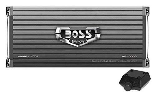 BOSS Audio Systems Boss AR4000D Armor 4000W Monoblock Class D Car Amplifier Amp & Remote (6 Pack)
