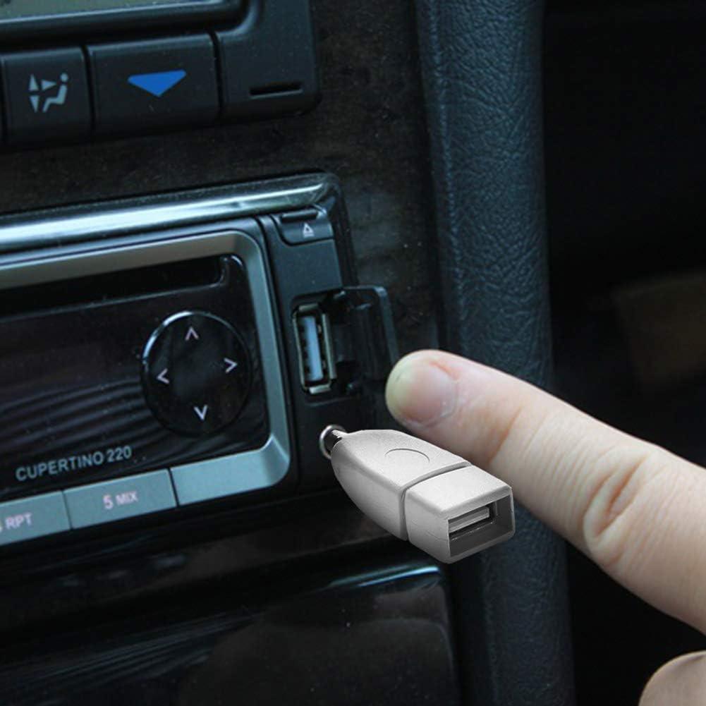 Blacell Blacell USB Female to 3.5mm Jack Male Audio Converter Adapter (White)