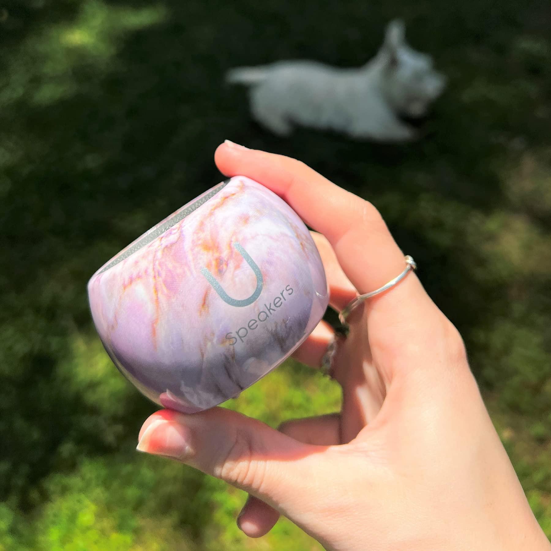 Fashionit Fashionit U Speakers Bluetooth Boost Speaker Travel Home Office Bundle with Black Wireless Mouse X3000 G2, & Coordinating Gel Mouse Pad, for Modern Workspace