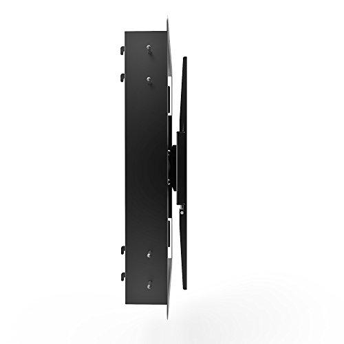 Kanto Kanto R500 Recessed In-Wall Full Motion Articulating TV Mount for 46-inch to 80-inch TVs | Ultra Low Profile | Swivel and Tilt Capable | Cable Management for Clean Setup