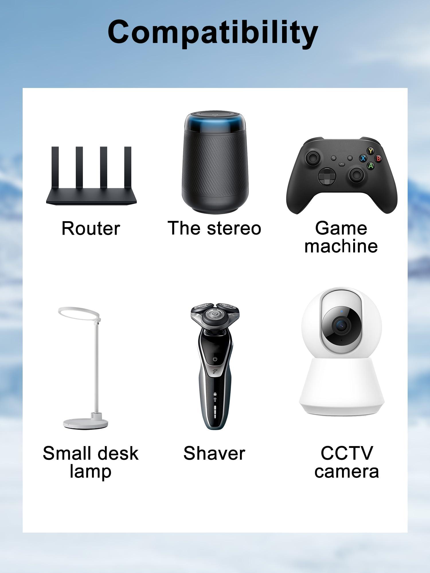 XWNV 9V 2A AC Adapter Power Supply Charger [9 Volts 2 Amps Regulated Switching Power] DC Plug for 300mA 400mA 500mA 600mA 700mA 800mA 900mA 1000mA 1500mA 2000mA Equipment