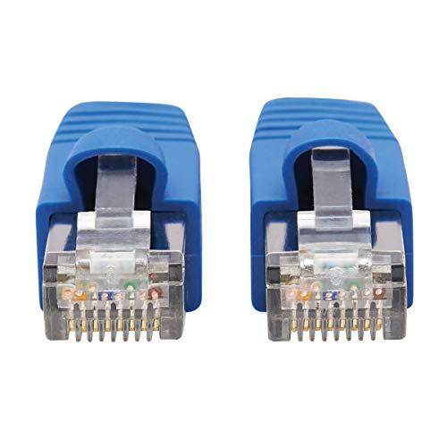 Tripp Lite Tripp Lite Cat6a 10G Ethernet Cable, PoE, CMR-LP, Snagless F/UTP Network Patch Cable (RJ45 M/M), Blue, 20 ft. (N261P-020-BL)