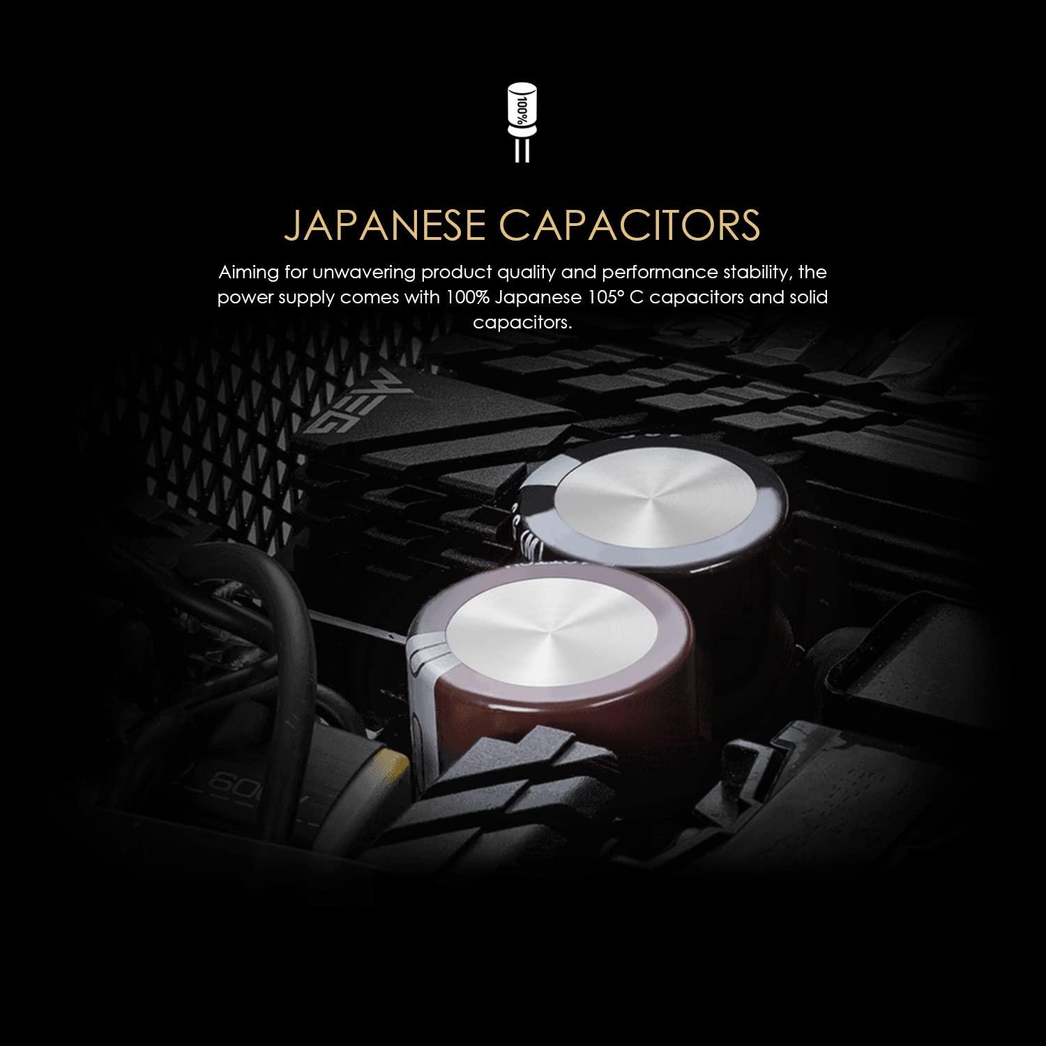 MSI MSI MEG Ai1300P PCIE 5.1 & ATX 3.1 Gaming Power Supply - Full Modular - 80 Plus Platinum Certified 1300W - 100% Japanese 105C Capacitors - Compact Size - ATX PSU - 10 Year Warranty