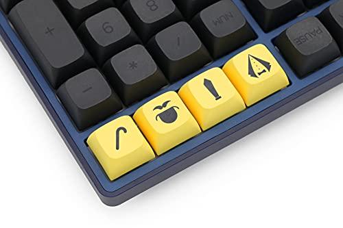 KPREPUBLIC KPREPUBLIC XDA V2 Gentleman Set Dye Sub Keycap Set Thick PBT for Keyboard gh60 Poker 87 tkl 104 ansi xd64 bm60 xd68 bm65 bm68 Japanese RU (XDA V2 GMan Set EN x1)