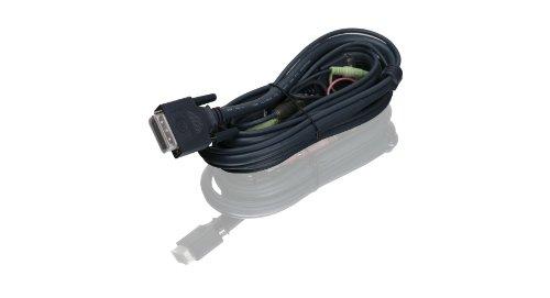 IOGEAR IOGEAR Single Link DVI-D USB KVM Cable, 6 Feet, G2L7D02U
