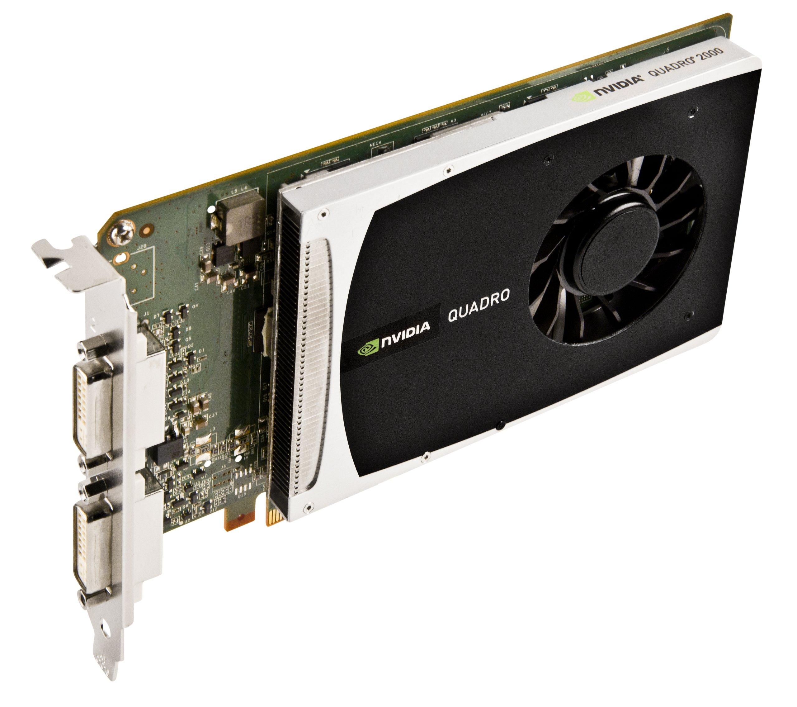 PNY PNY NVIDIA Quadro 2000D Video Card VCQ2000D-PB, Black