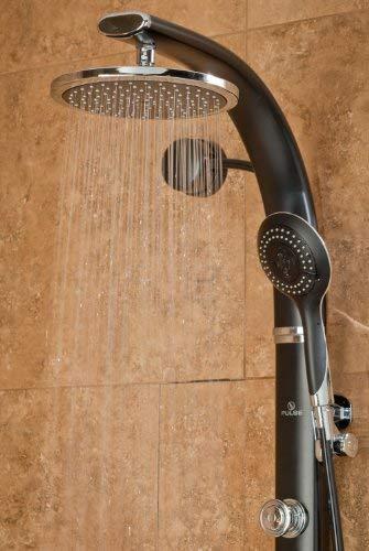 Pulse Pulse 1017-B Bonzai Shower Spa with Black, Black