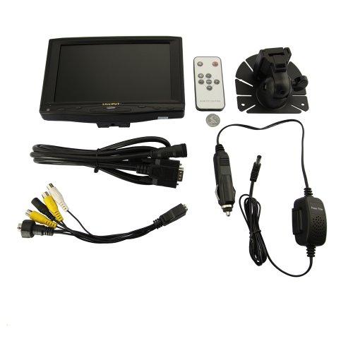 Bravolink Lilliput 7" 619A 1080P on-Camera Field Monitor VGA/AV/HDMI/DVI Input