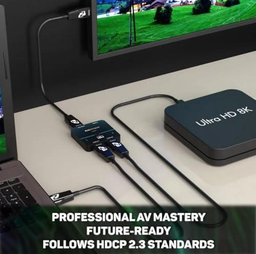 BZB GEAR BZB GEAR 8K Ultra HD HDMI 2.1 48Gbps Active Optical Cable - 75m/250ft - BG-CAB-H21A75