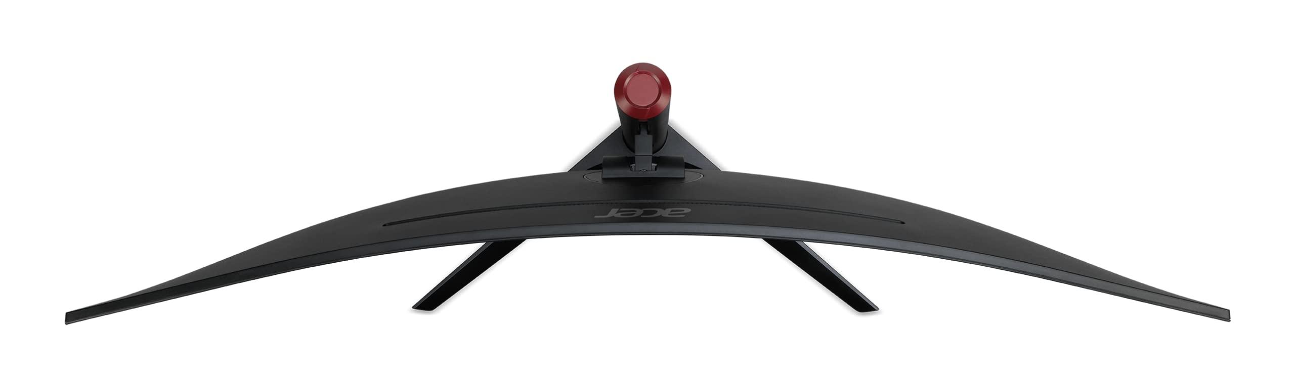 acer Acer 49 Inch 1800R Curved Zero-Frame DFHD (3840 x 1080) Gaming Monitor | AMD FreeSync Premium Pro | Up to 144Hz Refresh | 4ms (G to G) | 1 x Display Port 1.4 and 2 x HDMI 2.0 Ports | EI491CR