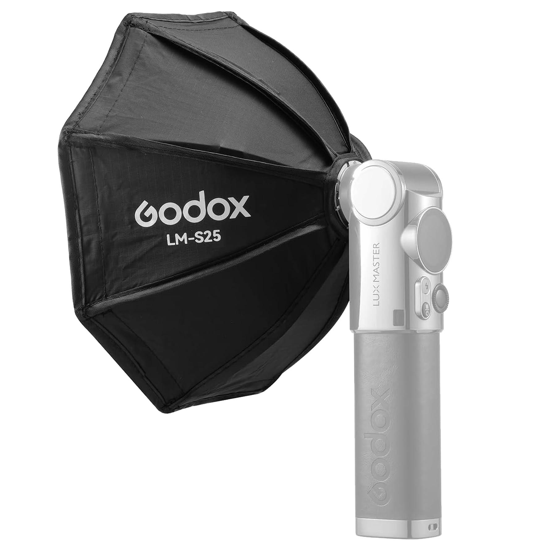 GODOX Godox LM-S25 Mini Octagon Softbox Reflector for Godox Lux Master Camera Flash