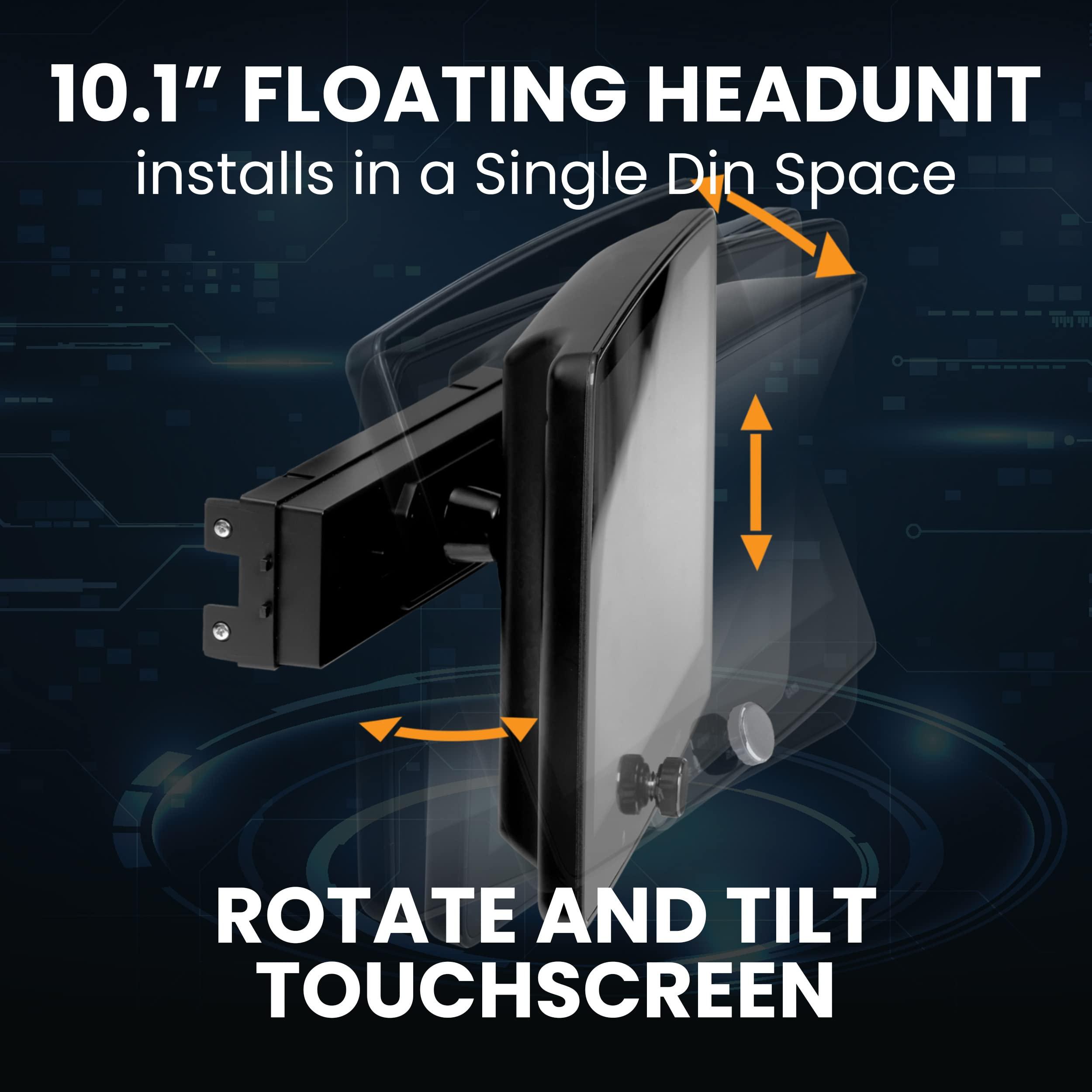 BOSS Audio Systems BOSS Audio Systems 10 Inch Single Din Radio with Apple Carplay, Android Auto + Backup Camera