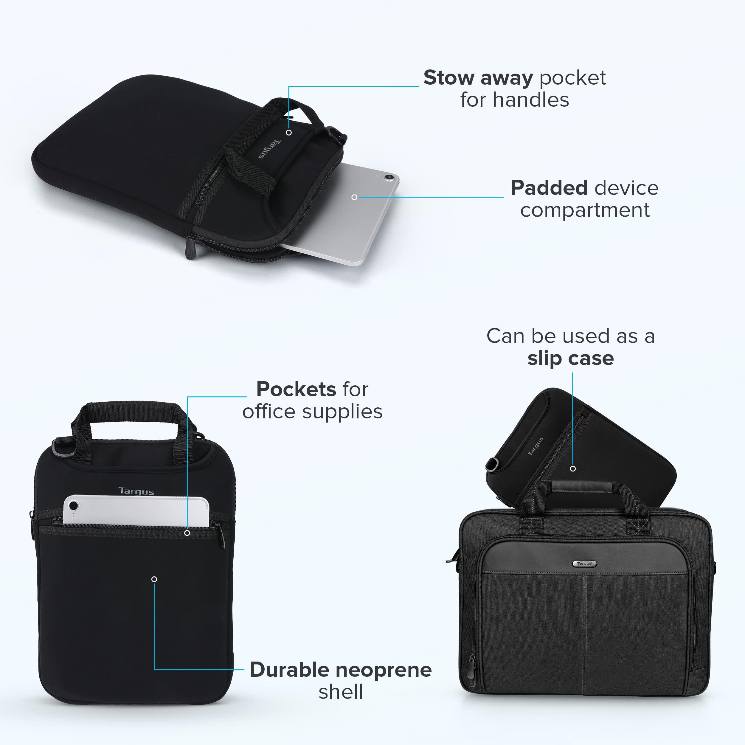Targus Targus 12 Vertical Slipcase with Hideaway Handles - TSS912