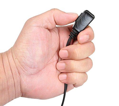 Bommeow Bommeow BDS15-H2 D-Shape Style Earphone with PTT MIC for 1 Pin 2.5mm Cobra Hytera TC-320 BD352