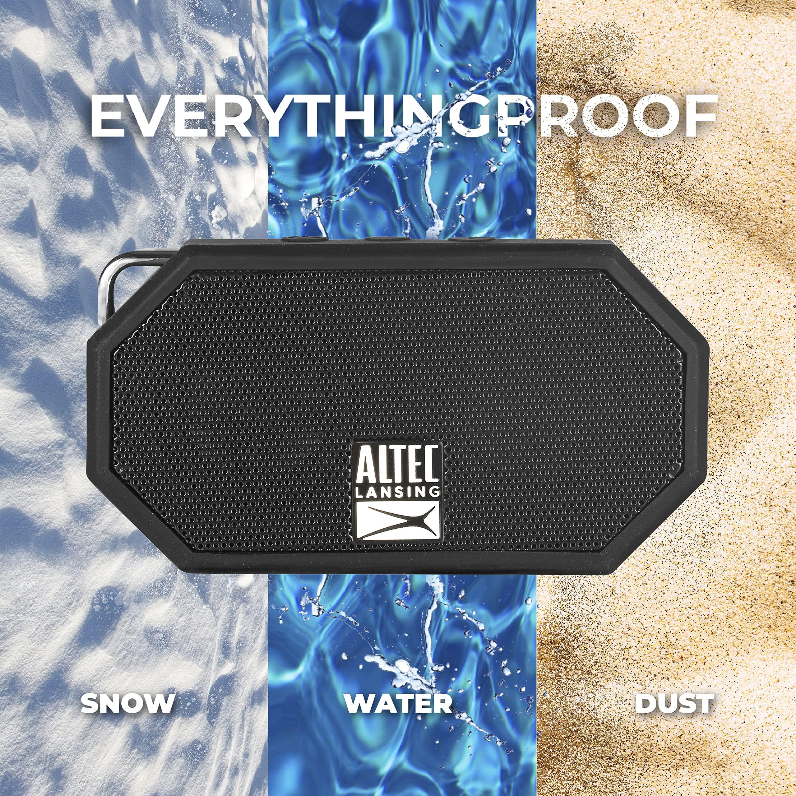 Altec Lansing Altec Lansing Mini H2O - Waterproof Bluetooth Speaker, IP67 Certified & Floats in Water, Compact & Portable Speaker for Hiking, Camping, Pool, and Beach