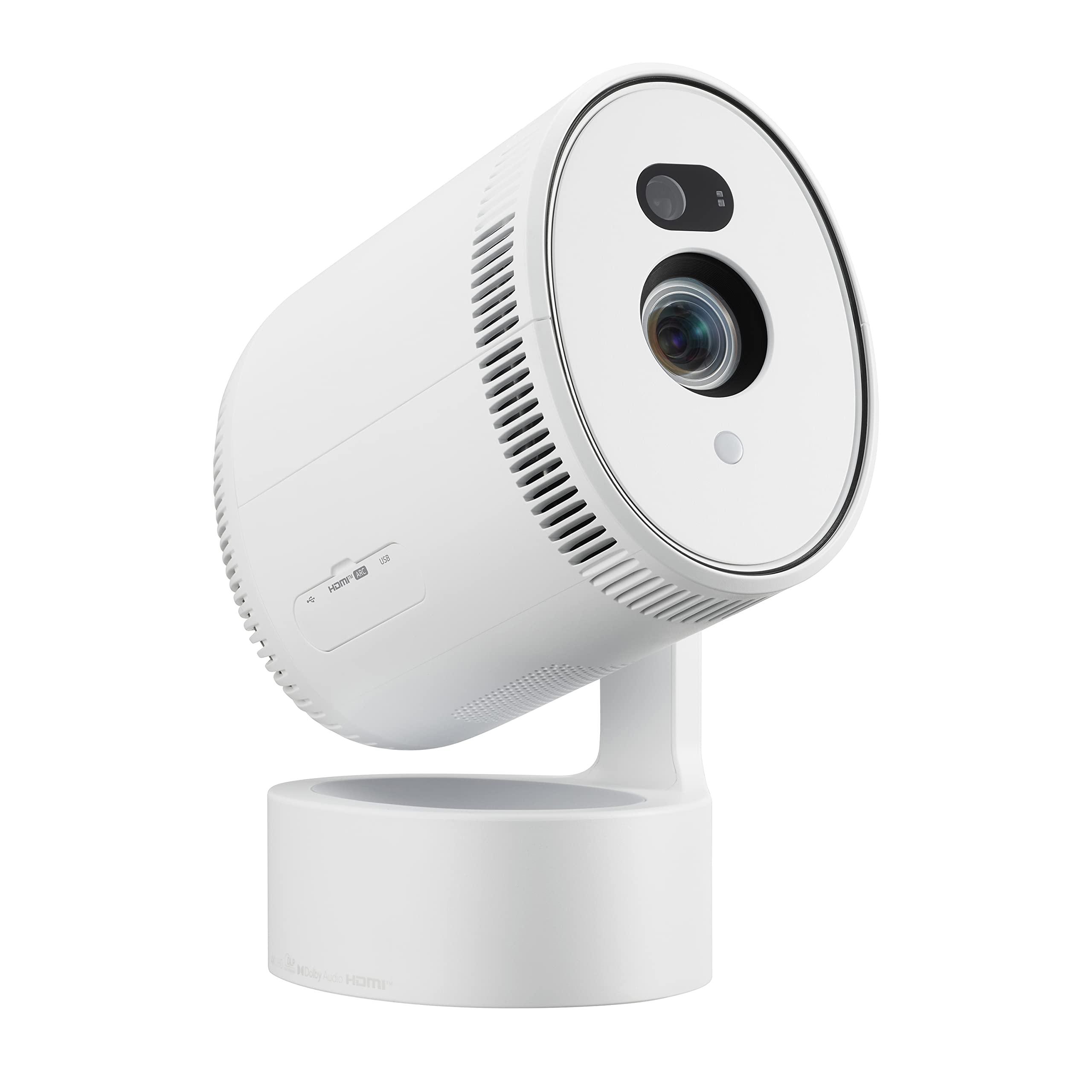 LG LG CineBeam Home Cinema PU700R 4K UHD Smart Projector, HDR10, 1000 Lumens, Auto Screen Adjustment with 90 Degree rotation, Airplay 2 support, Bluetooth Dual sound out, Mood lighting