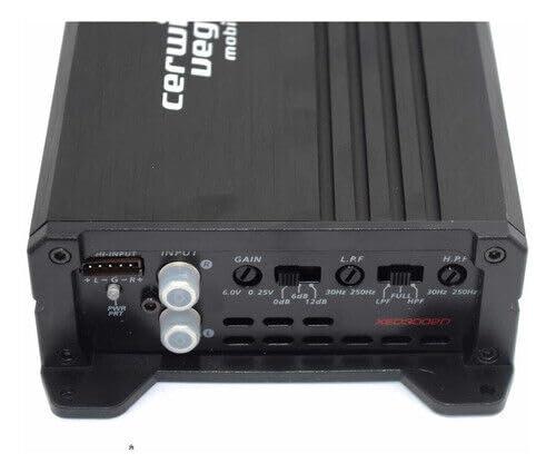 Cerwin Vega Mobile CV CERWIN Vega XED3002 300W Max 2-Channel Class D Amplifier w/Remote Bass Knob (New Arrival)