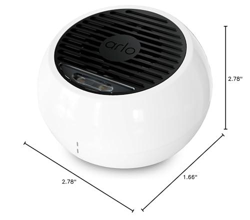 Arlo Arlo Wire-Free Outdoor Siren Weather Resistant, Built-in Siren, Strobe Light, Compatible with Arlo Home Security System SLB1001