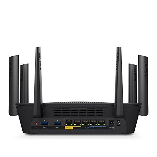 Linksys Linksys WiFi 5 Router, Tri-Band, 3,500 Sq. ft Coverage, 25+ Devices, Speeds up to (AC4000) 4.0Gbps - EA9300