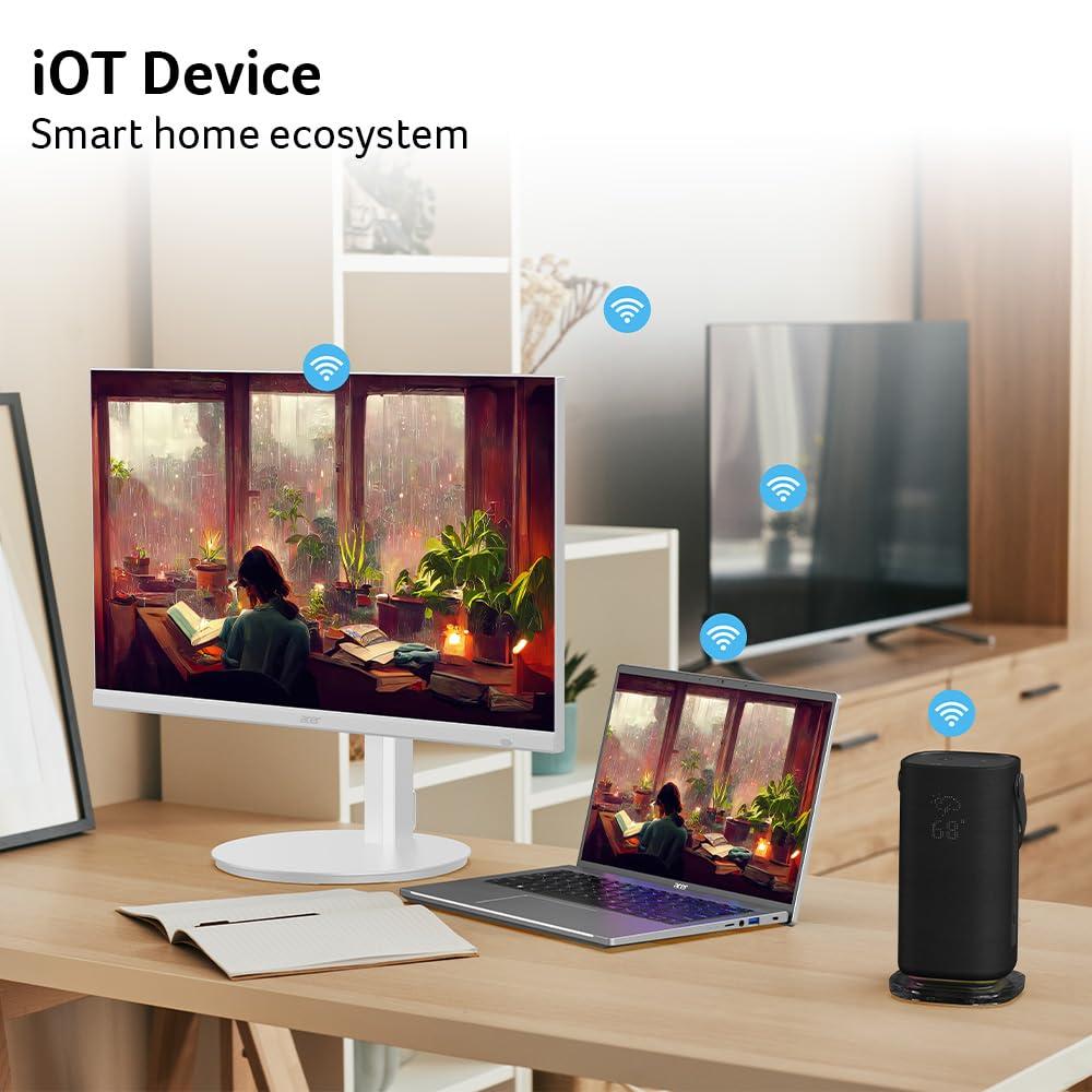 acer Acer CS272 27 IPS Full HD Smart Monitor | WebOS | Streaming TV | Bluetooth | Wireless Projection | iOT Device for Smart Home | Height Adjustable, Swivel, Tilt & Pivot | 3Wx2 Speakers | sRGB 99%