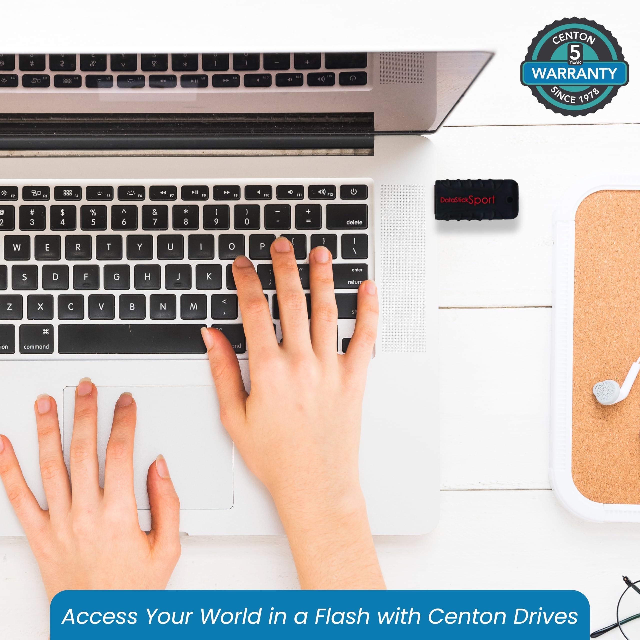 Centon Centon DataStick Sport USB 2.0, 128GB x 1, Black