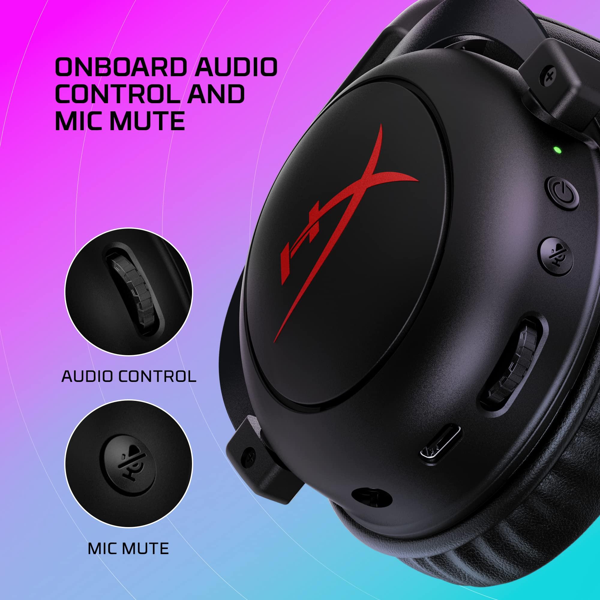HyperX HyperX Cloud II Core Wireless - Gaming Headset for PC, DTS Headphone:X Spatial Audio, Memory Foam Ear Pads, Black
