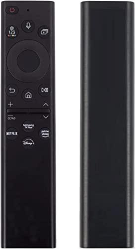 Amtone Replacement Voice Smart TV Remote for Samsung 2021 QLED 4K 8K Series Smart TV Q60A Q70A Q80A QN90A QN800A QN85A The Frame QLED 4K Smart TV Series (BN59-01385A No Solar Version)