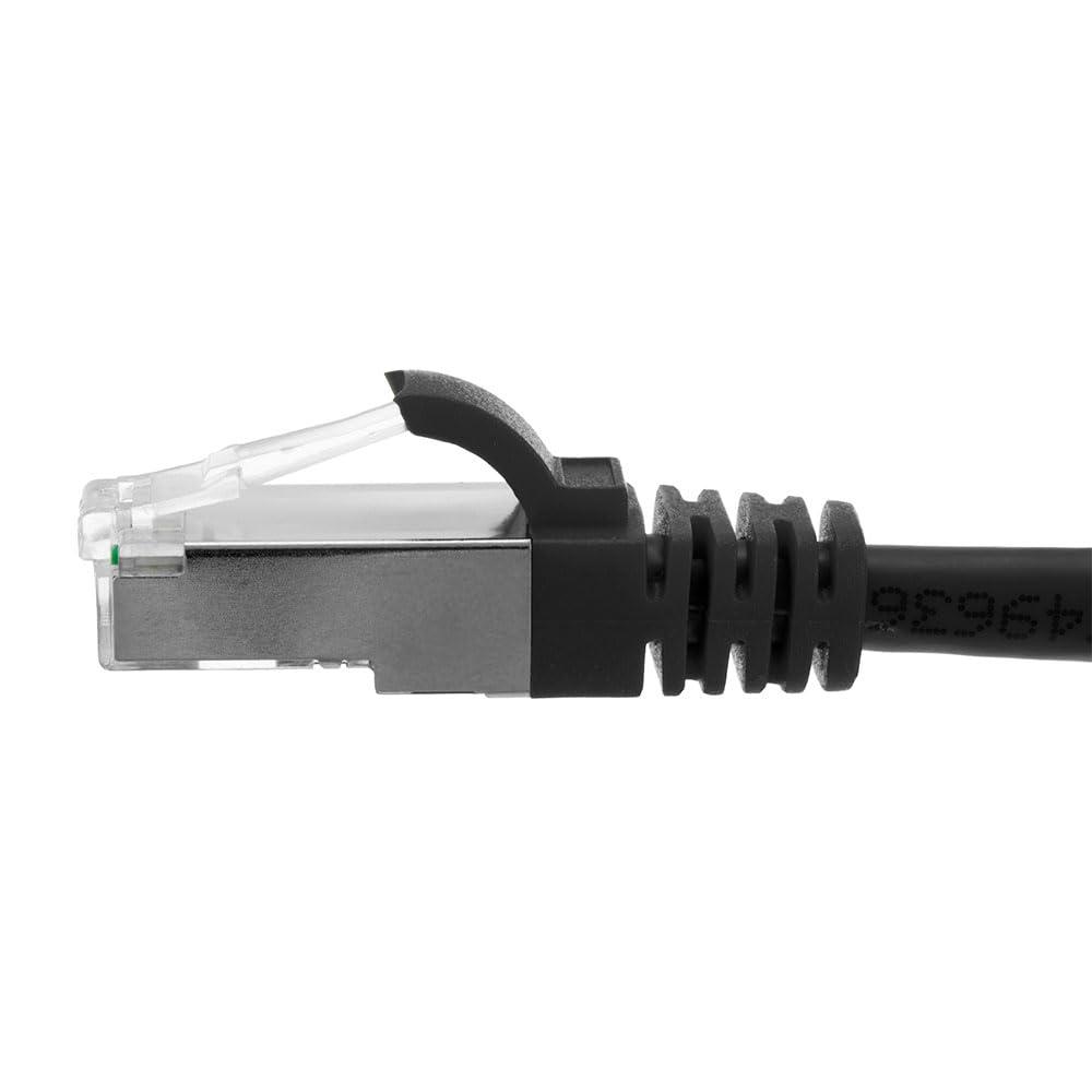 NavePoint NavePoint Ethernet Patch Cable CAT6, F/UTP, 26AWG, 7 Ft, 5 Pack, Black