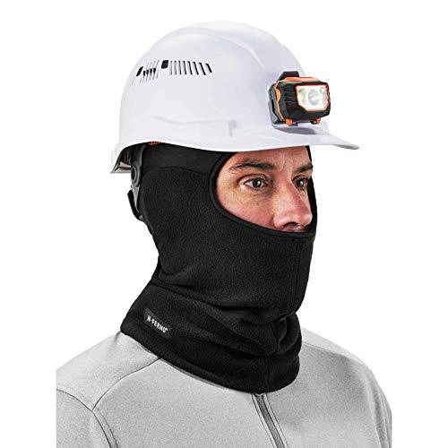 Ergodyne Balaclava with Spandex Top, Comfortable Wear Under Helmet, Winter Face Mask, Ergodyne N-Ferno 6822,Black