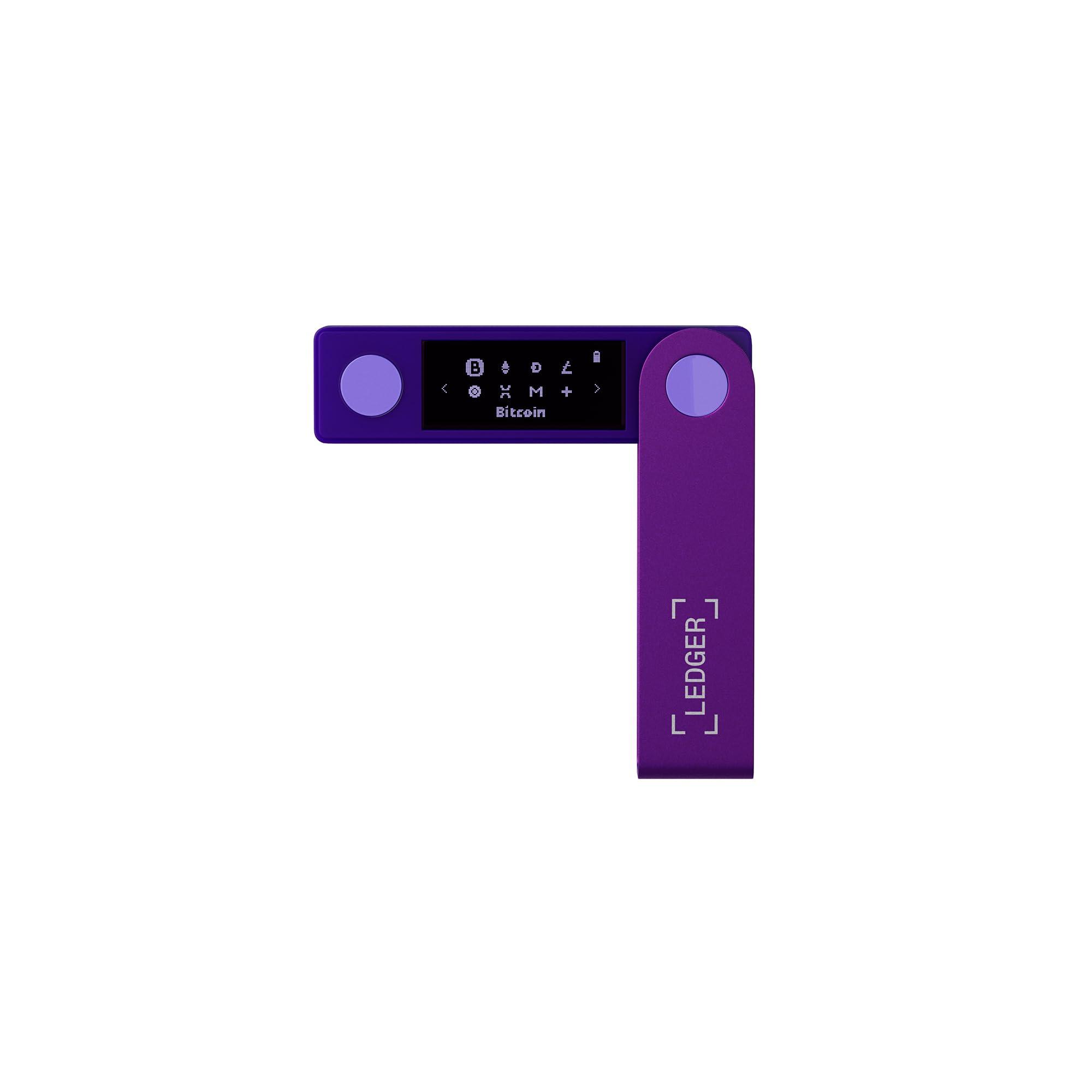 Ledger Ledger Nano X (Amethyst Purple) - Secure and Manage Your Crypto & NFTs on-The-go with Our Bluetooth-Enabled Hardware Wallet