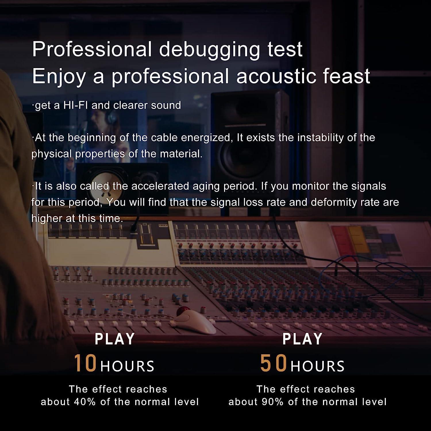 SKW SKW Digital Coaxial Cable RCA to RCA Multiple Shield with Ultra-high Purity Copper Subwoofer Cable for HiFi Systems 9.8ft/3M