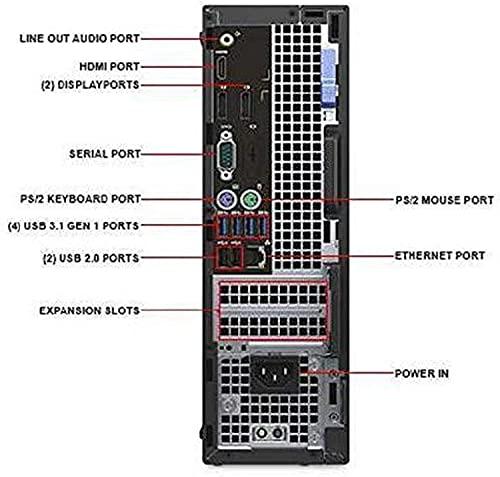 Dell Dell Optiplex 5050 Small Form Factor (SFF) Business Desktop PC, Intel i7-7700 Quad-Core 3.6 GHz, 16GB DDR4, 512G NVME SSD Windows 10 Pro (Renewed)