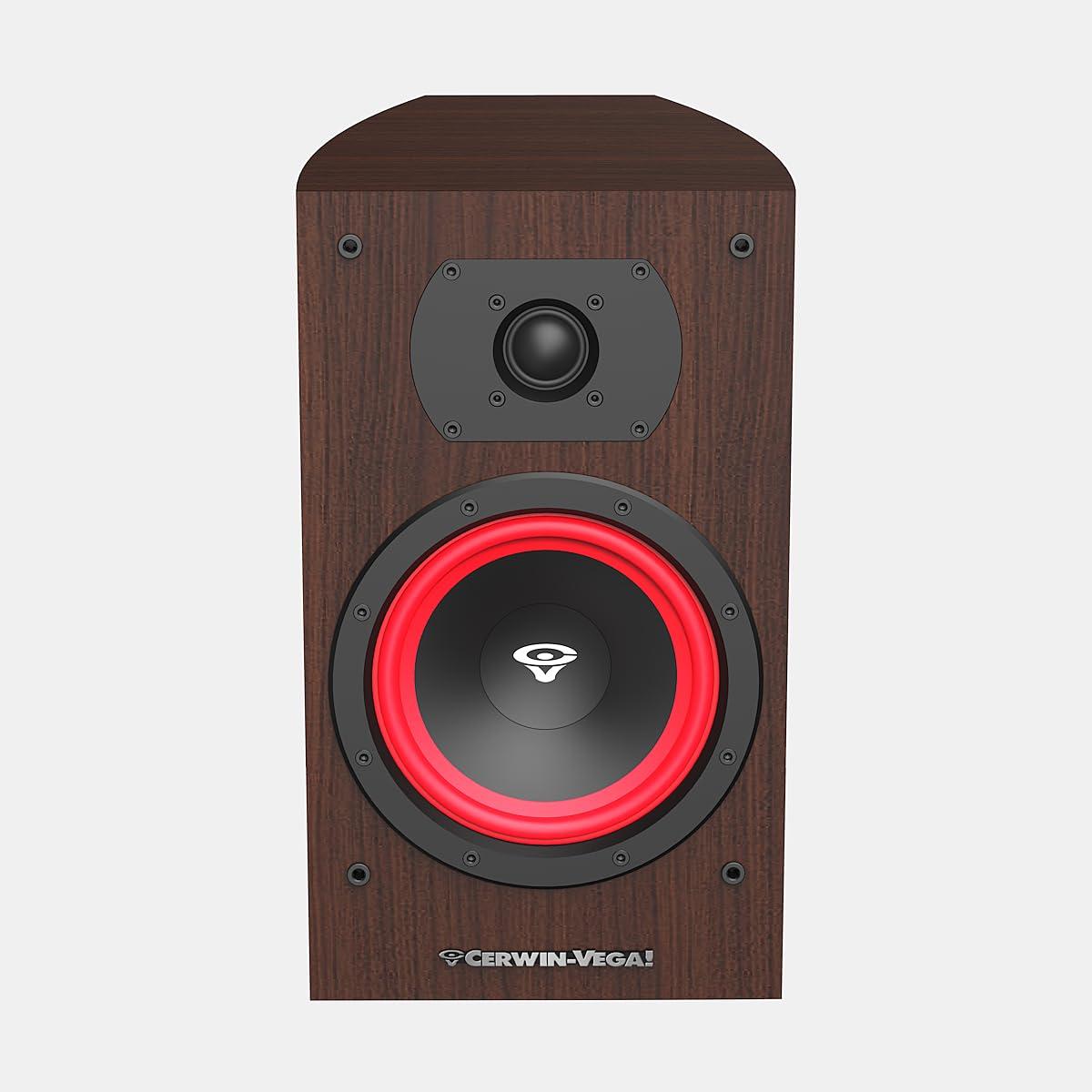 CERWIN-VEGA! CERWIN-VEGA! Home Audio LA165 6.5 inch 150 Watts 2-Way Bookshelf Speakers Color Expresso