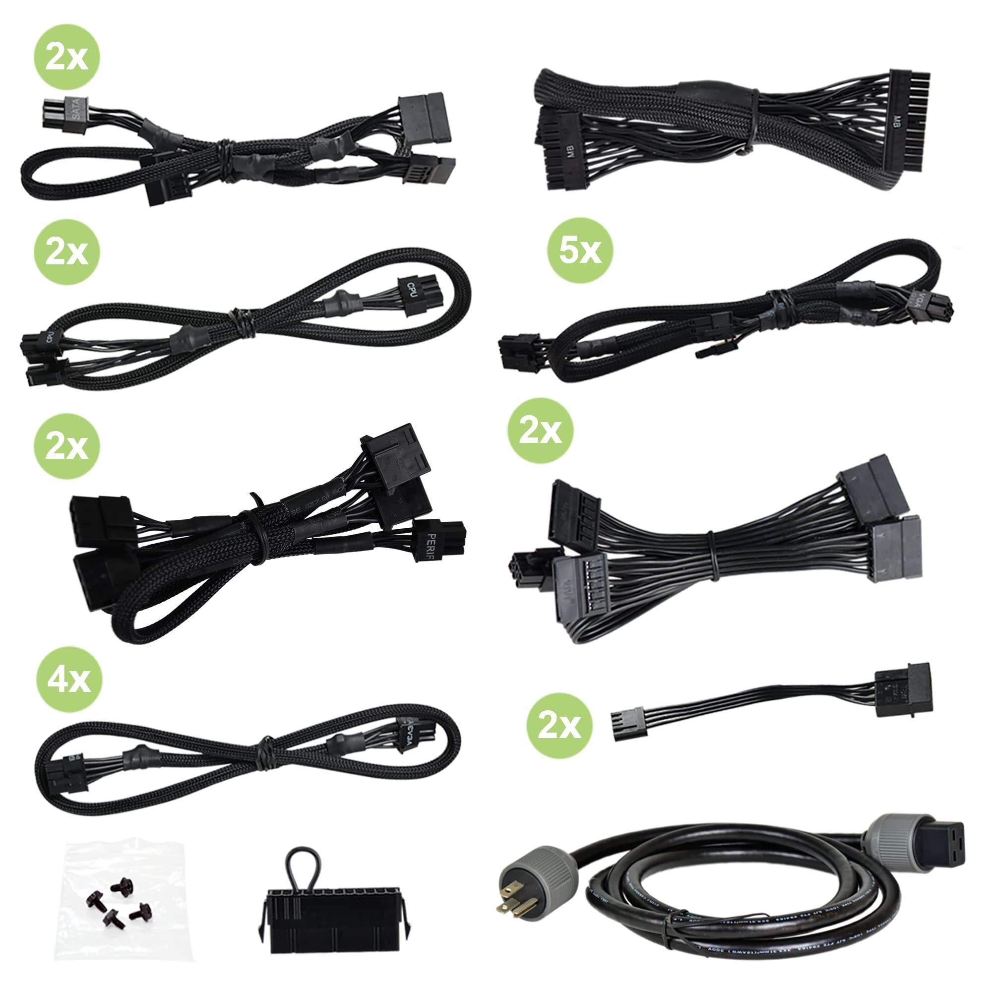 EVGA EVGA Supernova 1600 P+, 80+ Platinum 1600W, Fully Modular, 10 Year Warranty, Includes Free Power On Self Tester, Power Supply 220-PP-1600-X1